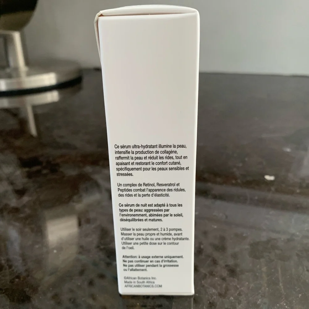 African Botanics Retinol Resurrection Cell Recovery Serum! - Picture 3 of 7